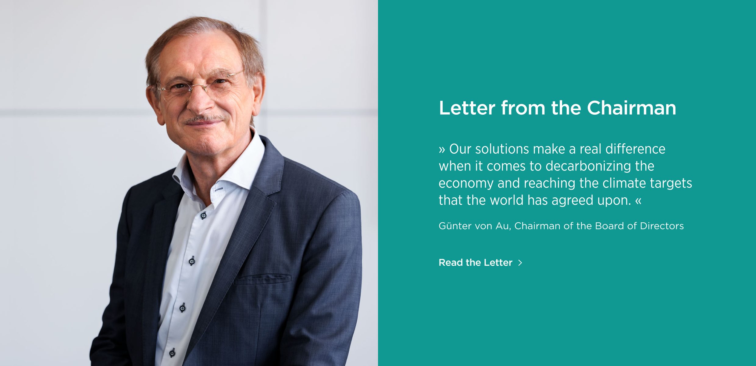 Clariant Teaser Letter Chairman